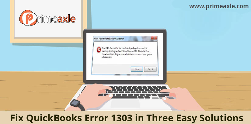 quickbooks error 1303